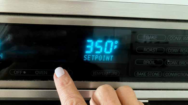 ajuste de la temperatura del horno