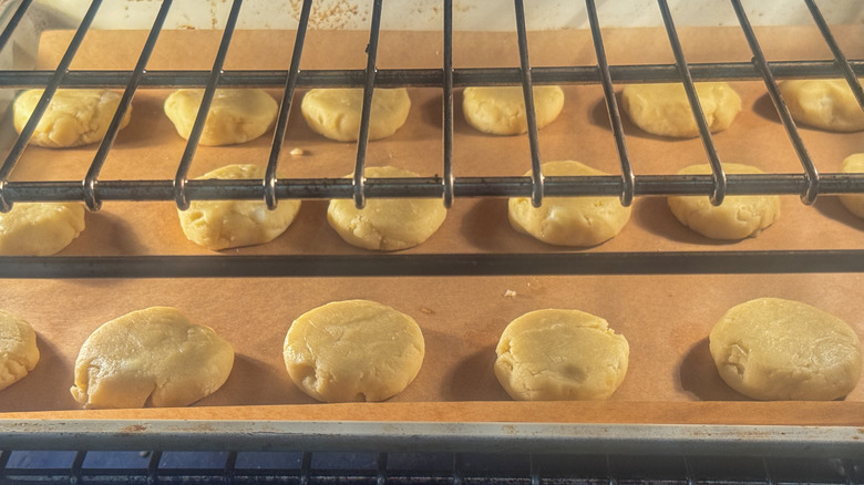 galletas en el horno
