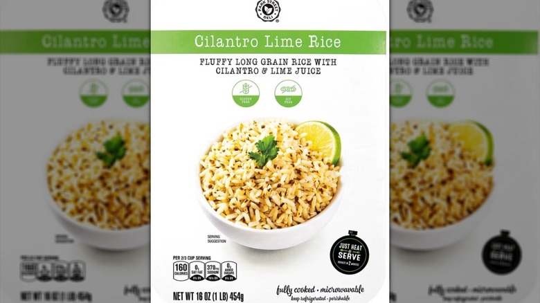 Arroz con cilantro y lima de Aldi