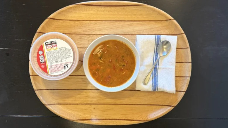 Sopa de tortilla de pollo Kirkland