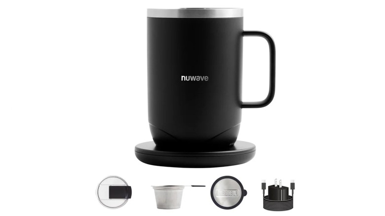 Taza con control de temperatura Nuwave Hot Brew con sistema de preparación