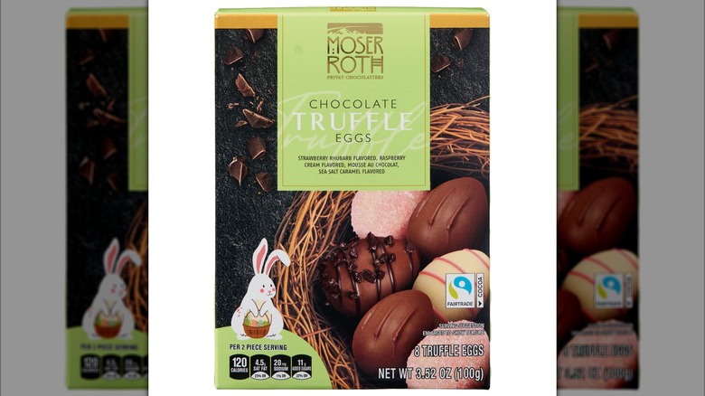 Imagen del producto de los huevos de trufa de chocolate Moser Roth