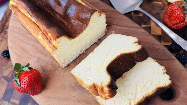 Tarta De Queso Vasca En Pan