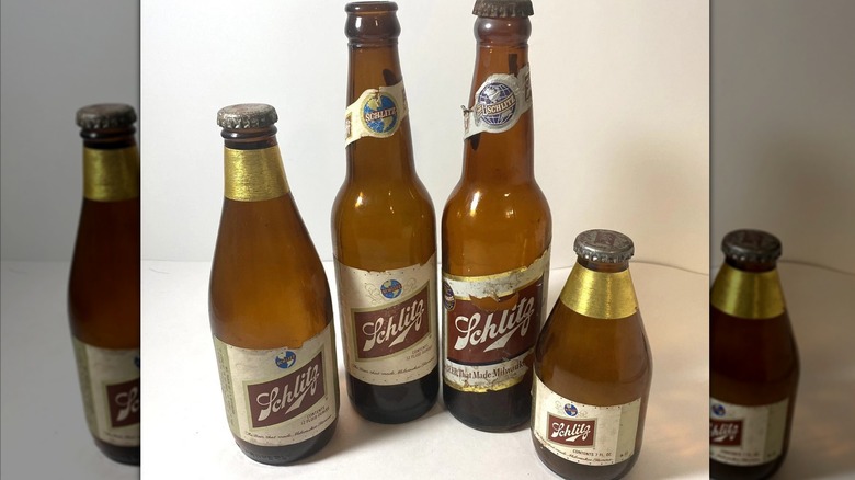 Botellas Schlitz antiguas