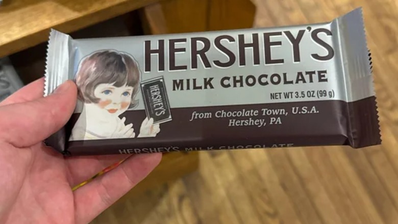 Barra de chocolate con leche de Hershey