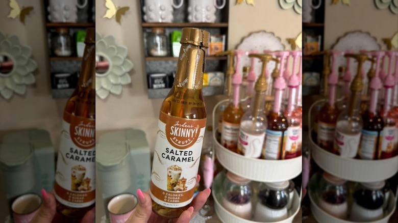 Botella de caramelo salado Jordans Skinny Syrup