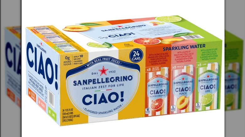 ¡San Pellegrino, chao! Agua con gas, paquete variado