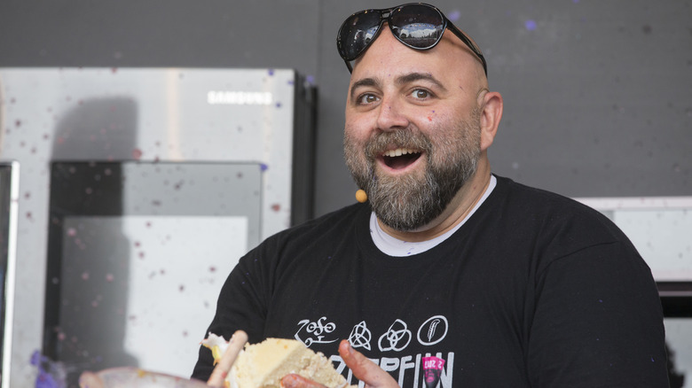 Duff Goldman interactuando con una audiencia