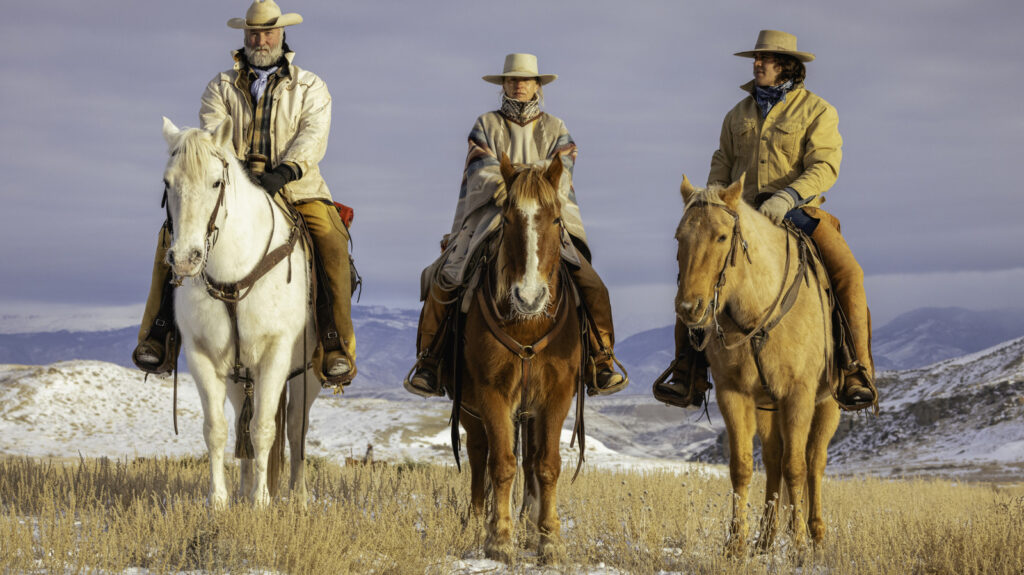 Los vaqueros de frutos secos comían habitualmente en el camino