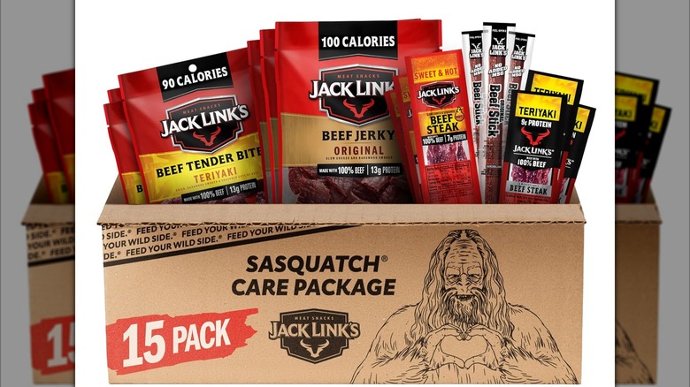 Caja variada de cecina de res de Jack Link's