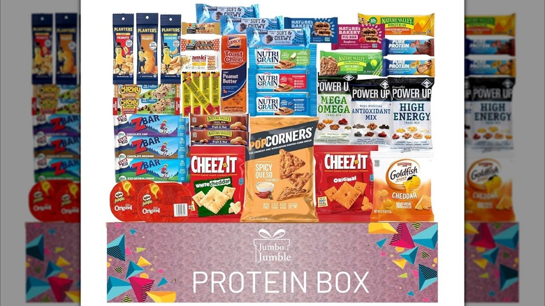 Caja de snacks proteicos Jumbo Jumble
