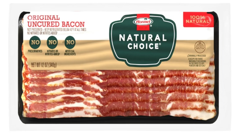 Hormel tocino natural sin curar en envases