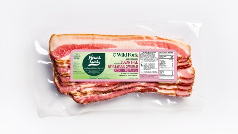 paquete de tocino sin azúcar de Wild Fork