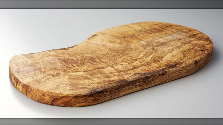 Tabla de cortar de madera de olivo