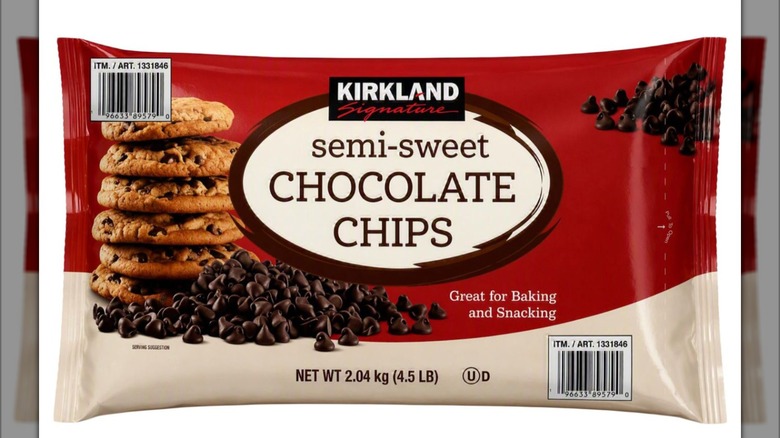 Bolsa de chispas de chocolate semidulce Kirkland Signature