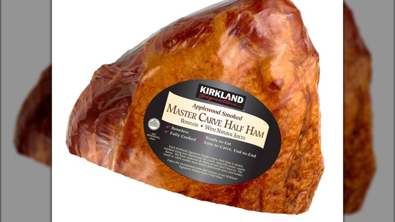 Medio Jamón Deshuesado Kirkland Signature Applewood Ahumado Master Carve