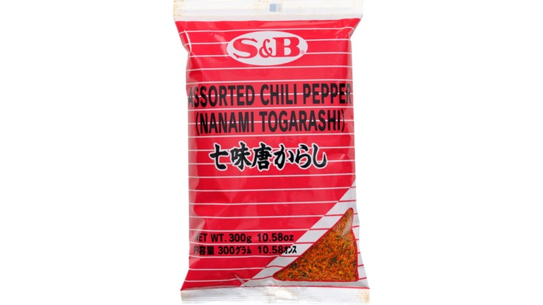 Bolsa roja de nanami togarashi