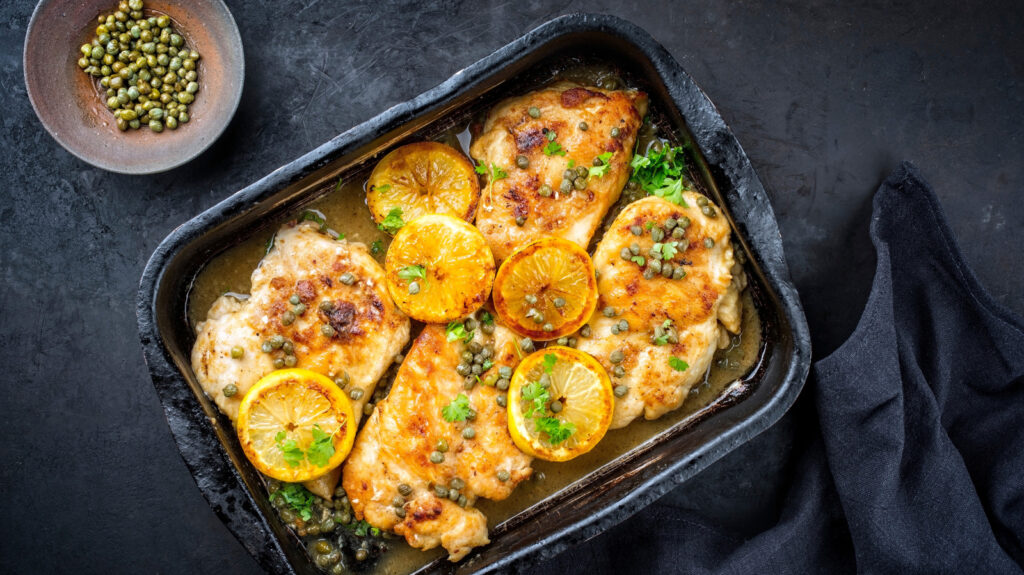 Dale al pollo piccata una mejora al estilo sureño con este ingrediente