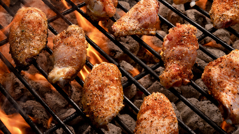 Pollo cocinado a la parrilla
