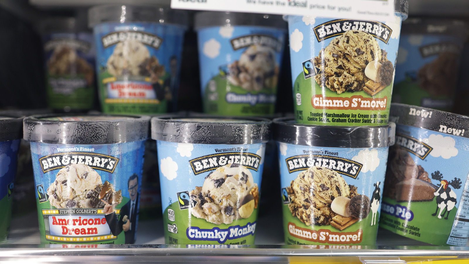 Las mejores tapas con sabor a pinta de helado de Ben & Jerry's medio cocidas y la masa de esta noche
