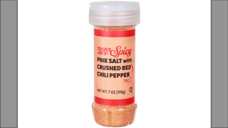 Botella de condimento de sal picante de Trader Joe's