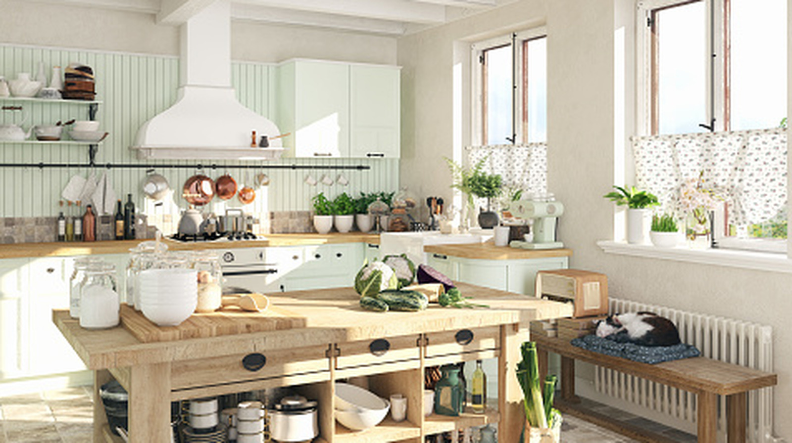 10 ideas de cocinas estilo cabaña que te harán sentir cómodo