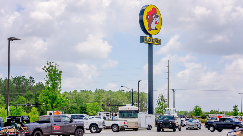 Señal expresa de la playa de Buc-ee