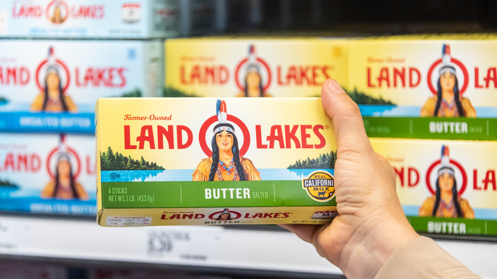 Por qué la mantequilla Land O Lakes utiliza una envoltura única