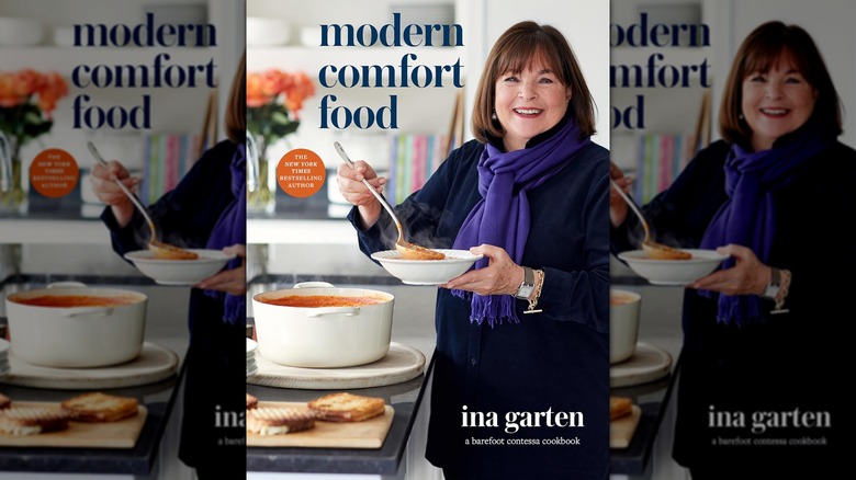 Imagen reflejada de la portada de Modern Comfort Food