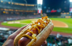 3 estadios de la MLB que venden los famosos hot dogs de Nathan